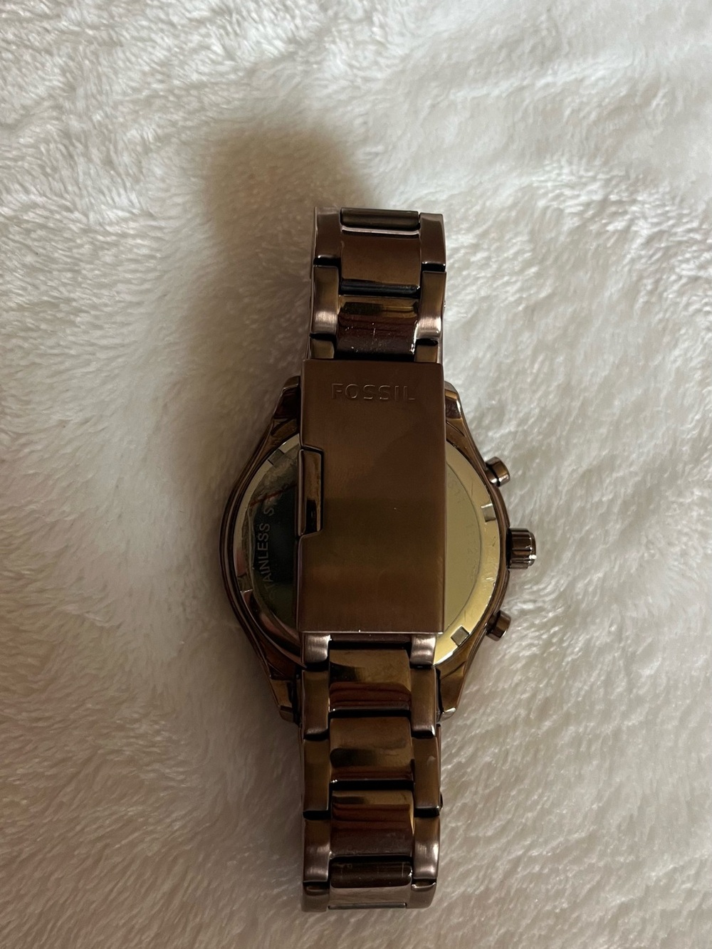 Fossil CH2811 Flight Brown Dial Brown Stainless Steel Women's Watch - Picture 7 of 10